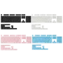 Keycap Set с русской раскладкой – 104 клавиши из ABS с прозрачными символами