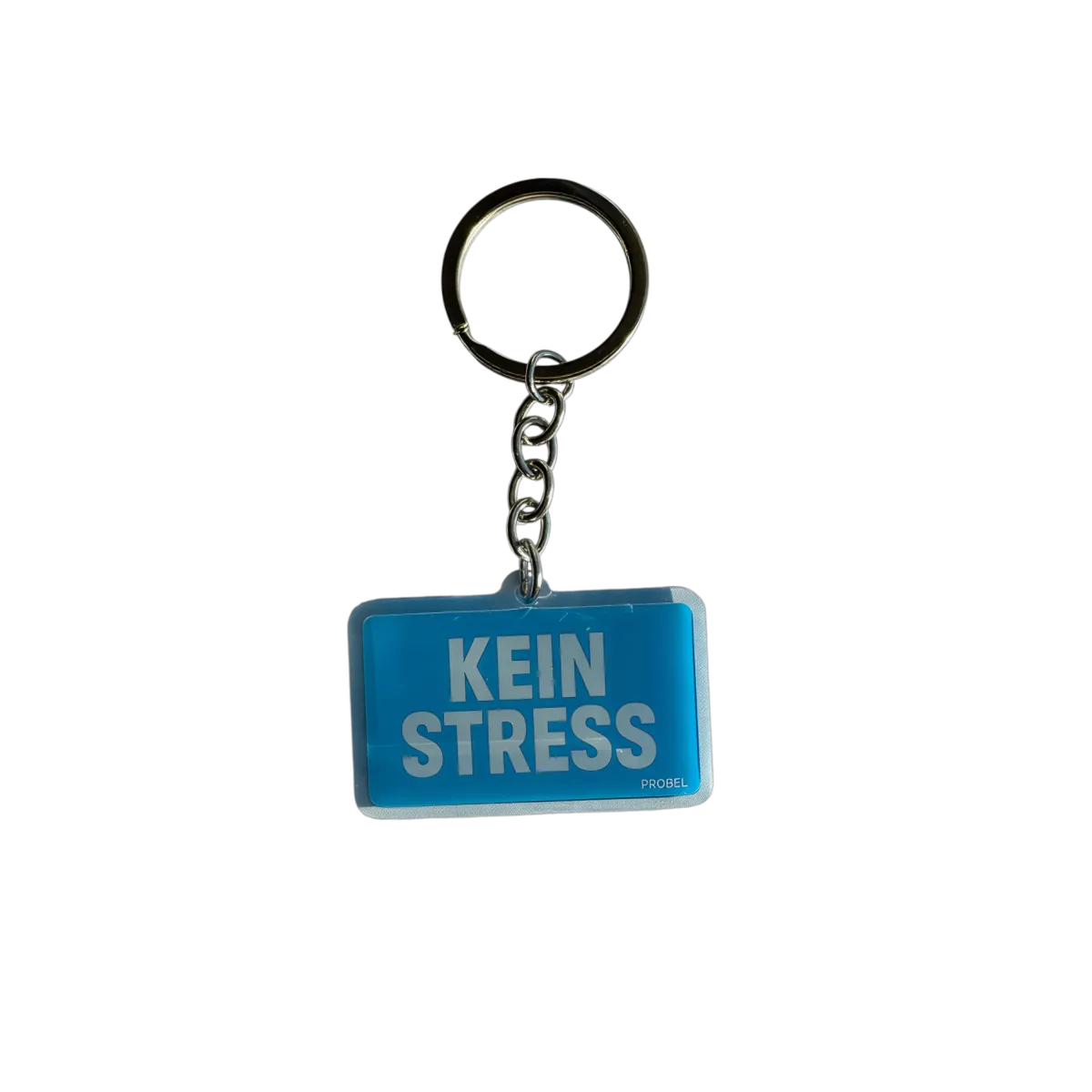 Acryl-Schlüsselanhänger "Kein Stress"