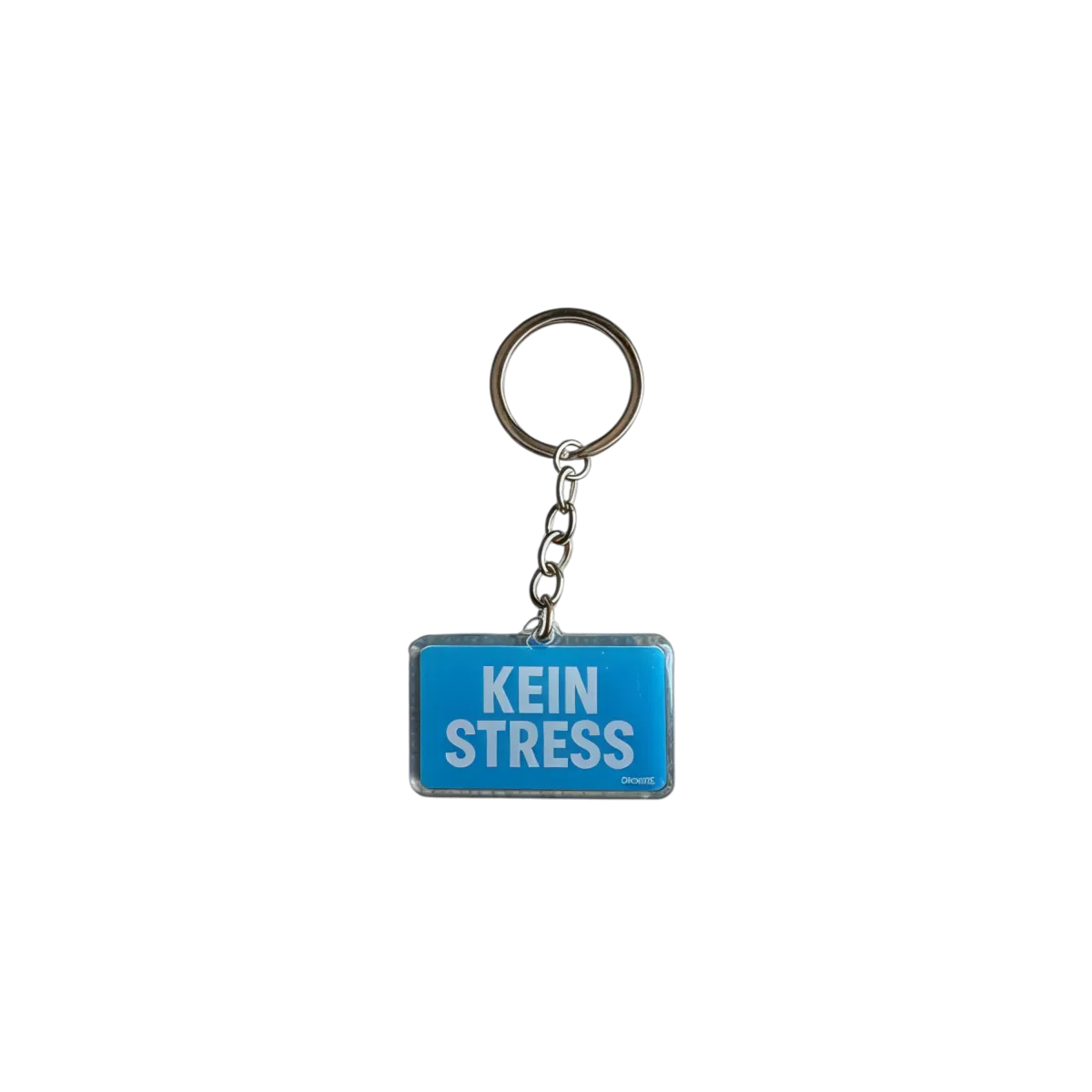 Acryl-Schlüsselanhänger "Kein Stress"