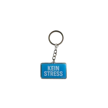 Acryl-Schlüsselanhänger "Kein Stress"