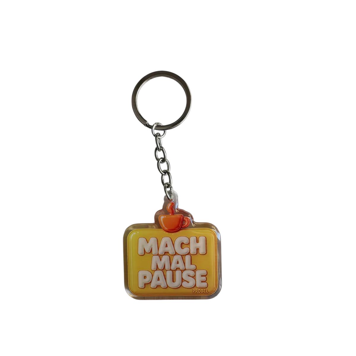 Acryl-Schlüsselanhänger "Mach mal Pause"