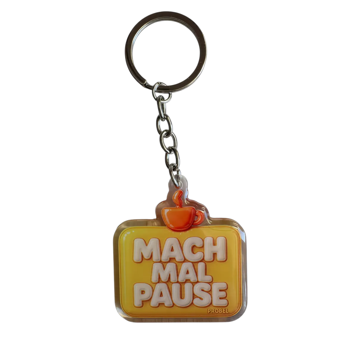 Acryl-Schlüsselanhänger "Mach mal Pause"