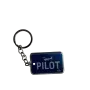 Acryl-Schlüsselanhänger "Pilot" – Flugzeugmotiv