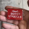 Acryl-Schlüsselanhänger "Готов к старту" – Flugzeugmotiv