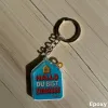 Acryl Schlüsselanhänger "HALLO DU BIST ZUHAUSE" – Bubble Design
