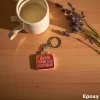 Acryl Schlüsselanhänger "ДОМ ТАМ ГДЕ СЕРДЦЕ" – Bubble Design