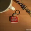 Acryl Schlüsselanhänger "ДОМ ТАМ ГДЕ СЕРДЦЕ" – Bubble Design