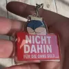 Acryl Schlüsselanhänger "NICHT DAHIN FÜR DIE OHNE GELD"