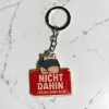 Acryl Schlüsselanhänger "NICHT DAHIN FÜR DIE OHNE GELD"