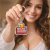 Брелок акриловый "NICHT DAHIN FÜR DIE OHNE GELD" акрил, Bubble Design