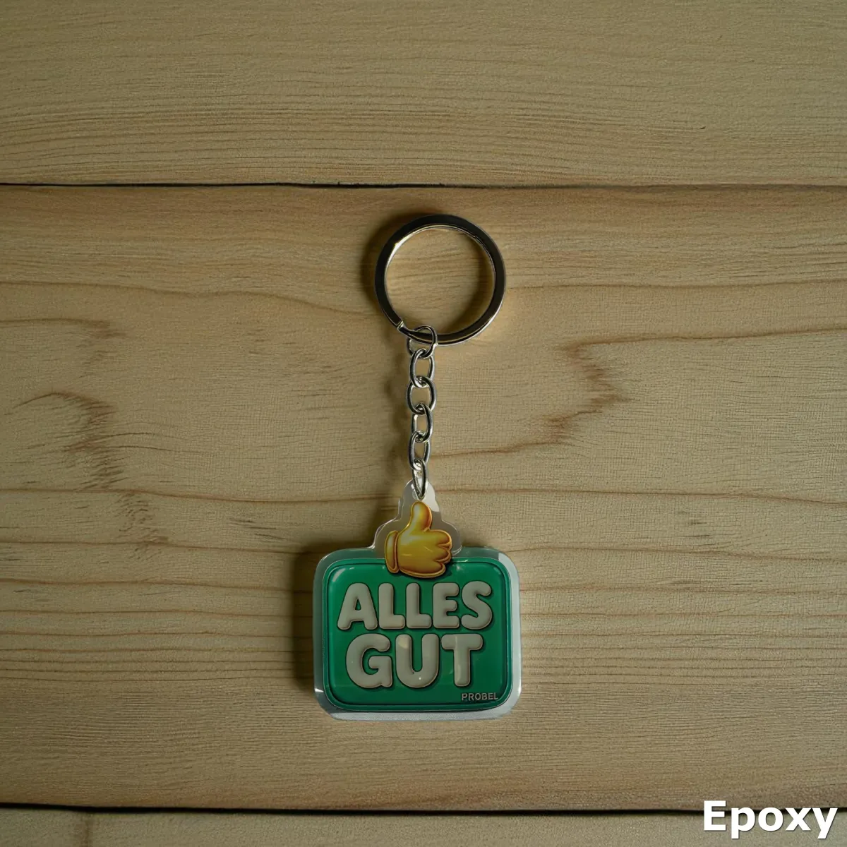Acryl-Schlüsselanhänger „ALLES GUT“