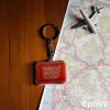 Acryl-Schlüsselanhänger „REMOVE BEFORE FLIGHT“