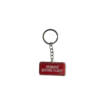 “REMOVE BEFORE FLIGHT” Kumaş Anahtarlık