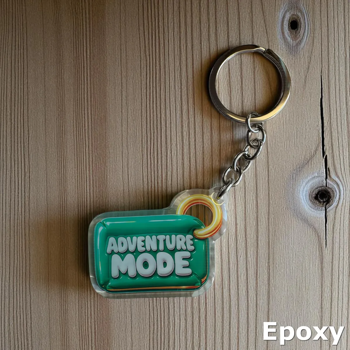 Акриловый брелок ADVENTURE MODE