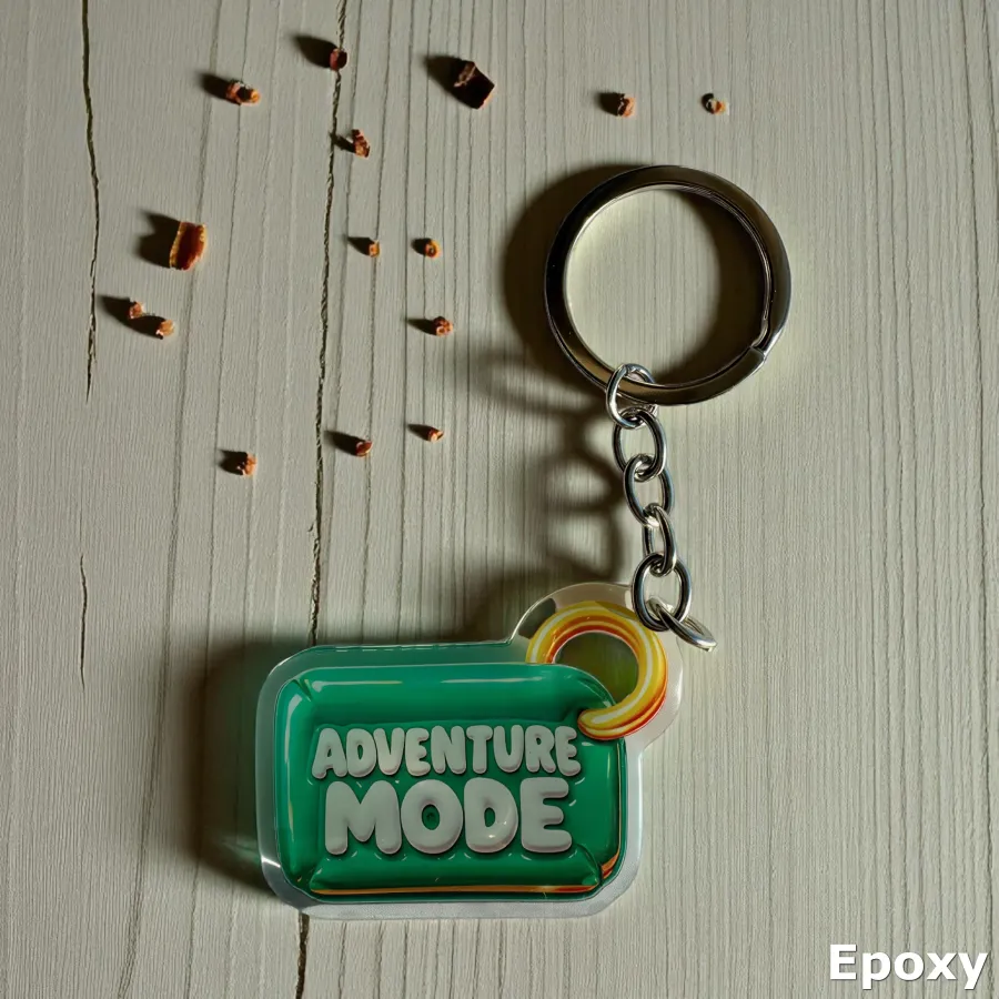 Llavero acrílico ADVENTURE MODE