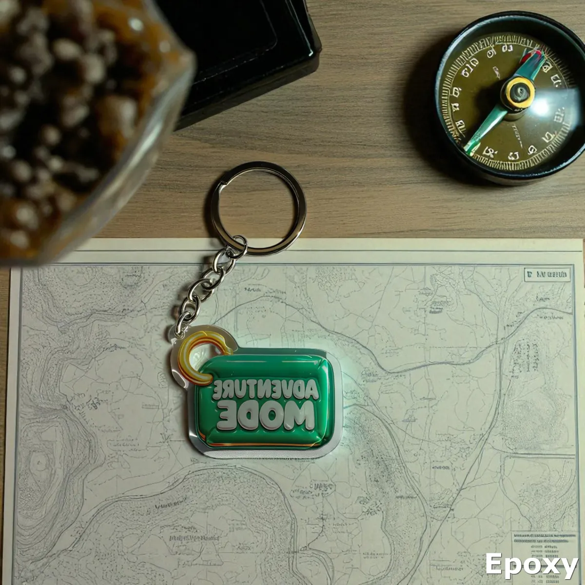 Акриловый брелок ADVENTURE MODE
