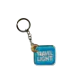Akryl-Schlüsselanhänger TRAVEL LIGHT (hellblau)