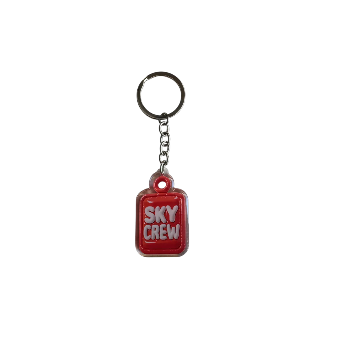 Akryl-Schlüsselanhänger SKY CREW (rot)