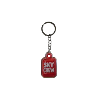 Akryl-Schlüsselanhänger SKY CREW (rot)