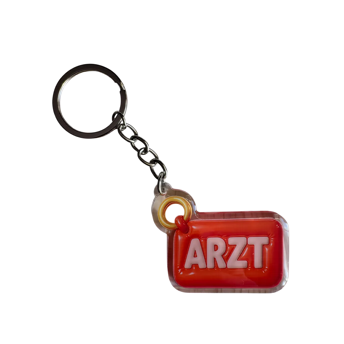 Akrylowy brelok ARZT (czerwony)