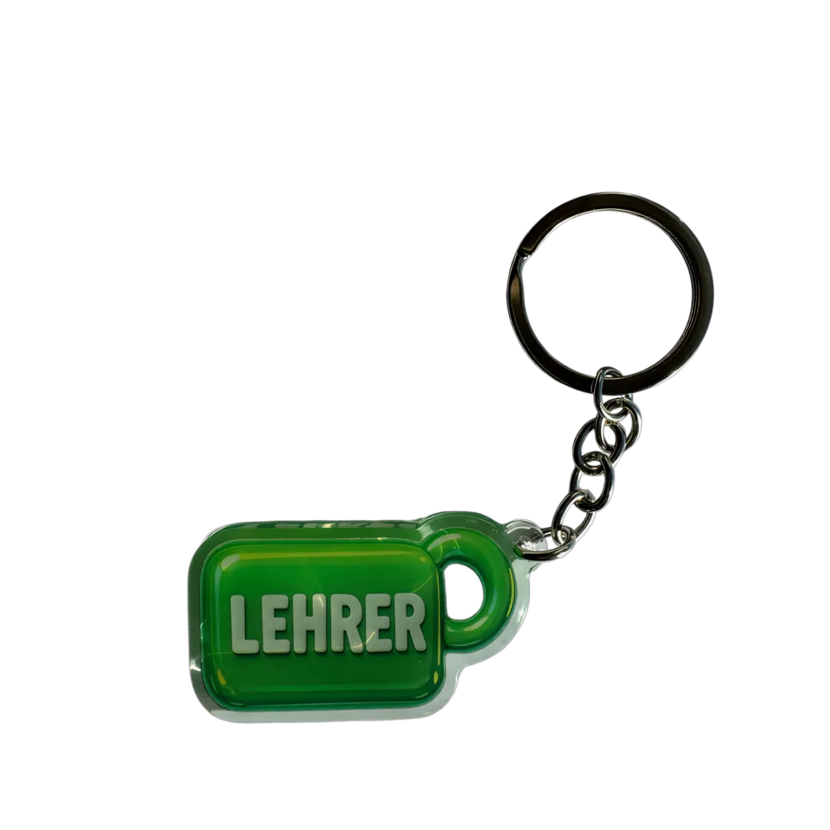Акриловый брелок LEHRER (зелёный)
