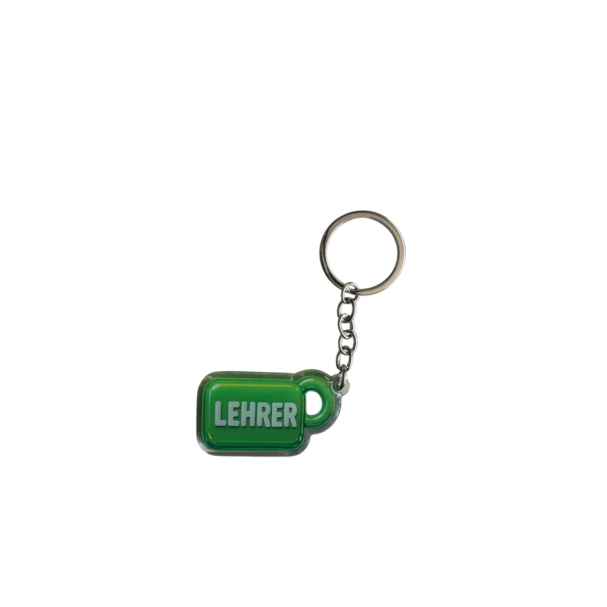 Акриловый брелок LEHRER (зелёный)