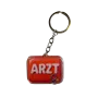 Akrylowy brelok ARZT stetoskopem (czerwony)