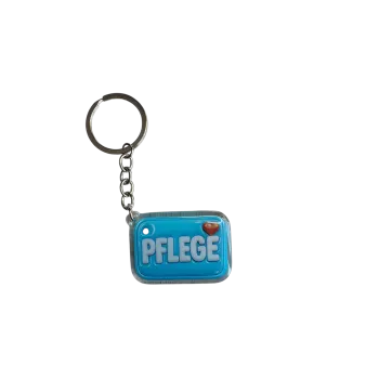 Akrylowy brelok PFLEGE (jasnoniebieski)