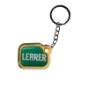 Akrylowy brelok LEHRER (zielono-żółty)