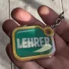 Akrylowy brelok LEHRER (zielono-żółty)
