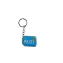 Akryl-Schlüsselanhänger PILOT (hellblau)