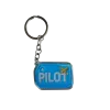 Akryl-Schlüsselanhänger PILOT (hellblau)