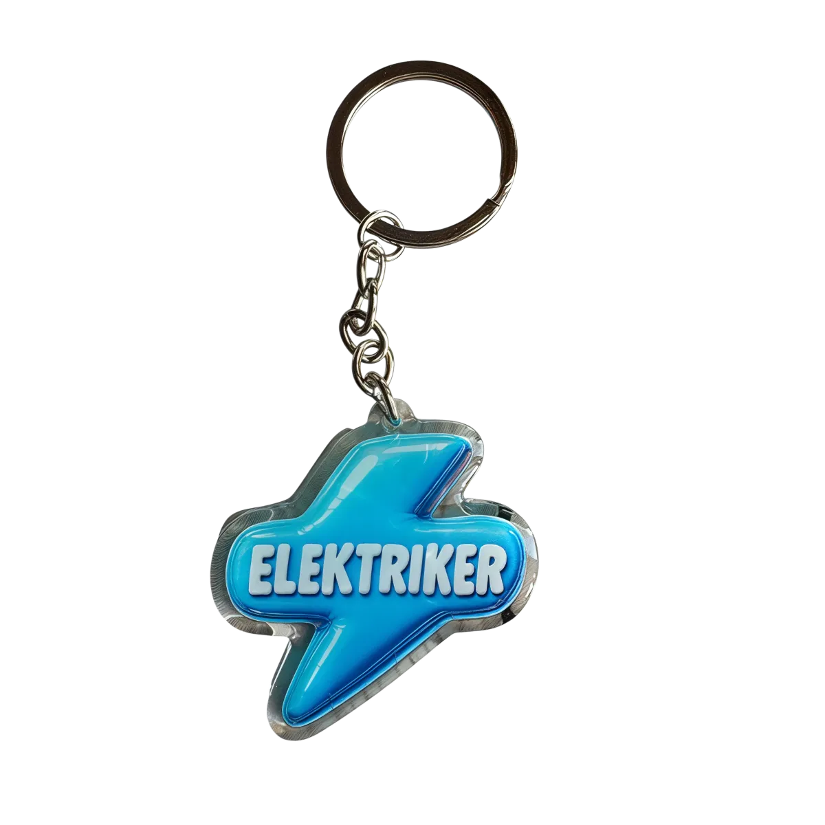Akrylowy brelok ELEKTRIKER (niebieski)