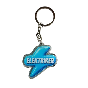 Akrylowy brelok ELEKTRIKER (niebieski)