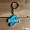 Akrylowy brelok ELEKTRIKER (niebieski)