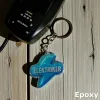 Akrylowy brelok ELEKTRIKER (niebieski)