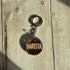 Akrylowy brelok BARISTA (ziarno kawy)