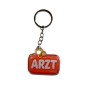 Akrylowy brelok ARZT (czerwony ze stetoskopem)