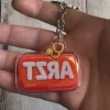 Акриловый брелок ARZT (красный со стетоскопом)