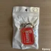 Akrylowy brelok FAHRER (czerwony z kierownicą)