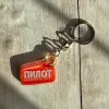 Акриловый брелок "Пилот" (красный)