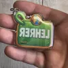 Akrylowy brelok LEHRER z globusem (zielony)
