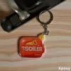Akryl-Schlüsselanhänger TISCHLER (orange)