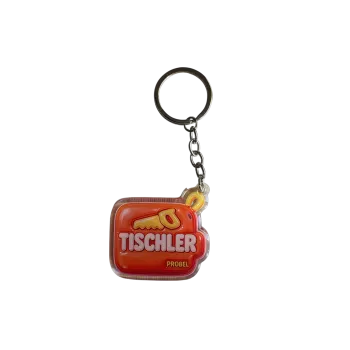 Akryl-Schlüsselanhänger TISCHLER (orange)