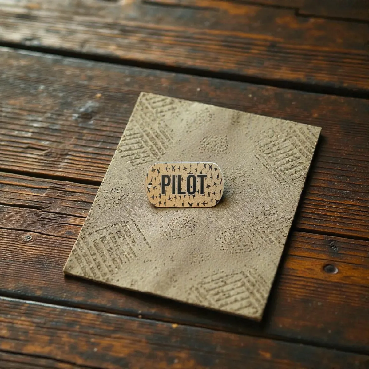 Titan Schlüsselanhänger "PILOT" – Aircraft Scatter Pattern