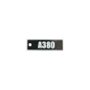 Schlüsselanhänger "A380" PROBEL – Aviation Design Kunststoff Tag 82×26 mm