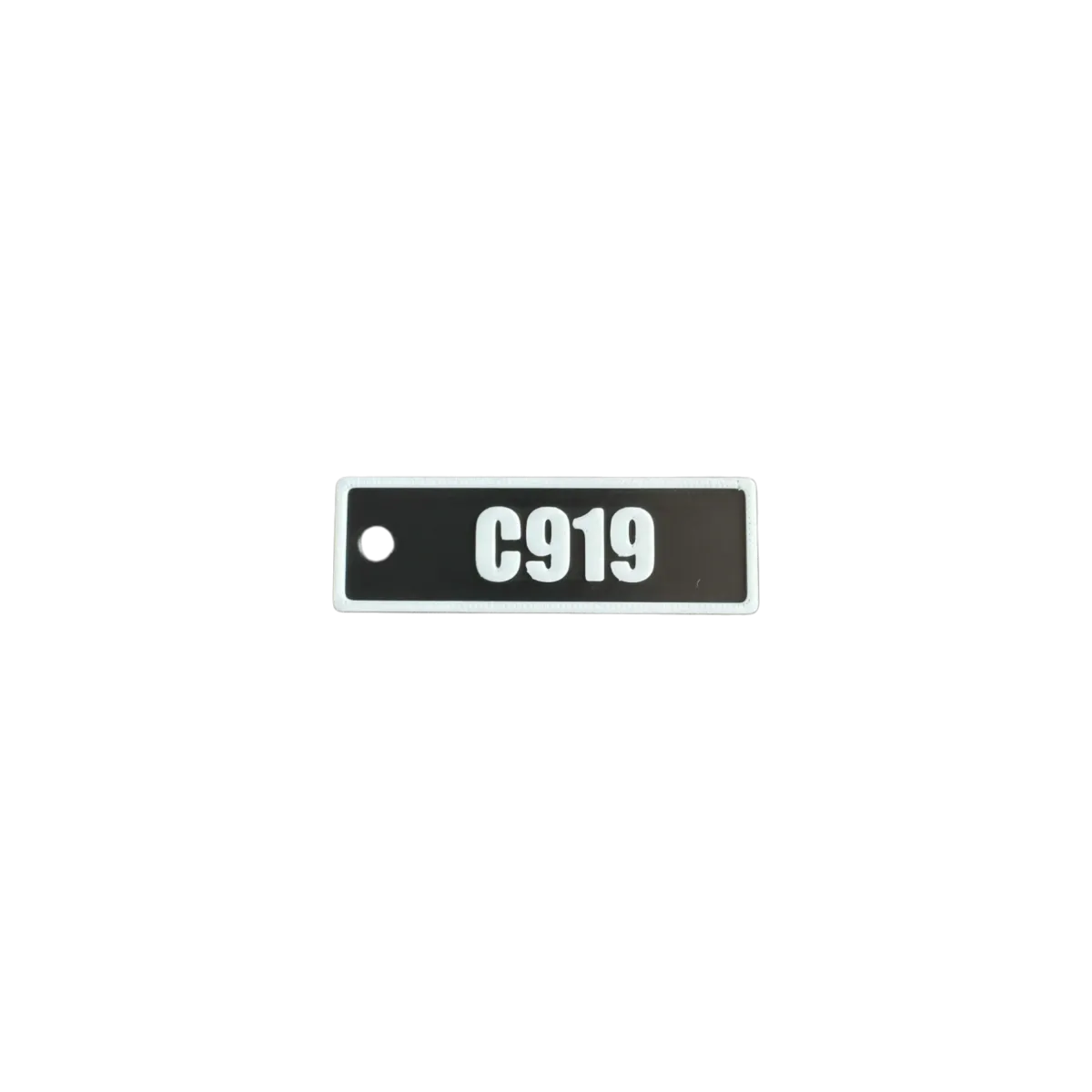 Schlüsselanhänger "C919" – Aviation Design Kunststoff Tag 82×26 mm