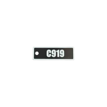 Schlüsselanhänger "C919" – Aviation Design Kunststoff Tag 82×26 mm