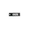 Schlüsselanhänger "C929" – Aviation Design Kunststoff Tag 82×26 mm