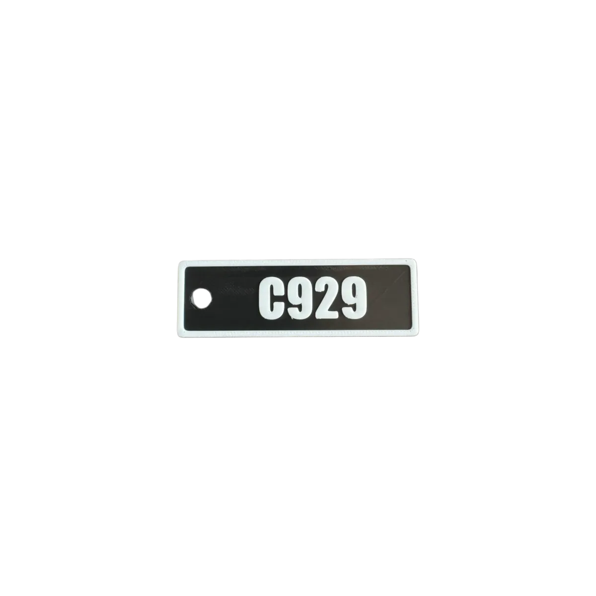 Schlüsselanhänger "C929" – Aviation Design Kunststoff Tag 82×26 mm